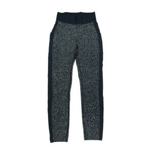 Lululemon Box It Out Tight Leggings Night View White Black High Waist Athletic 4